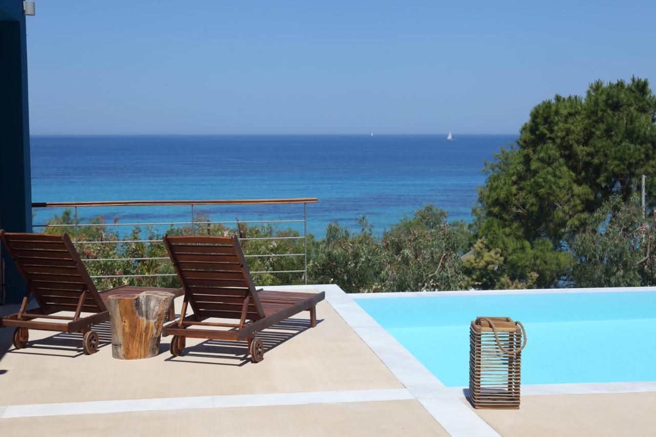 Capro - Milos Bay Villas Áyios Nikítas Kültér fotó