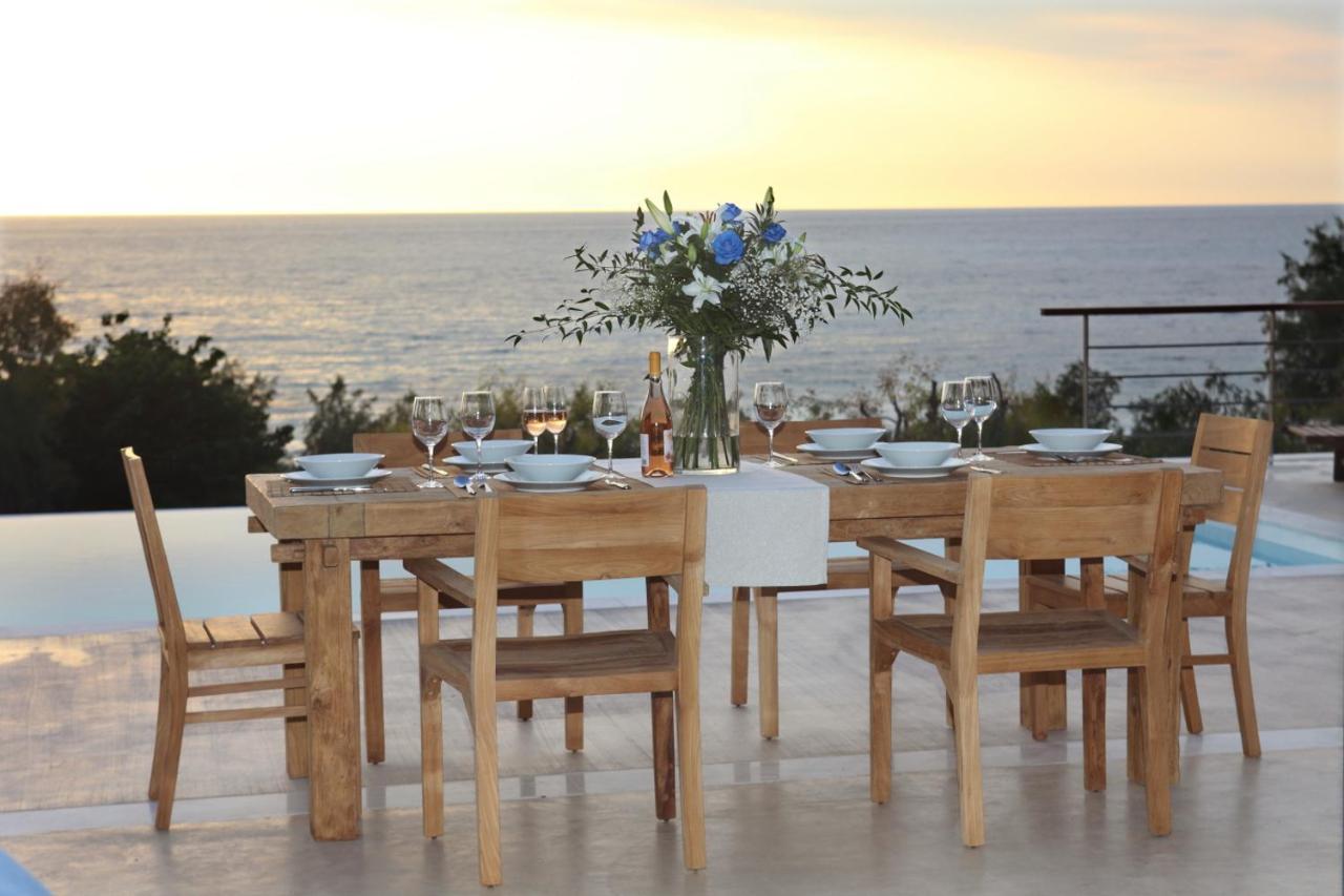 Capro - Milos Bay Villas Áyios Nikítas Kültér fotó