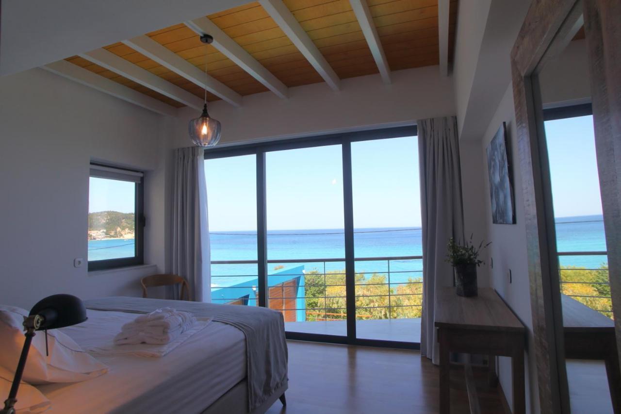 Capro - Milos Bay Villas Áyios Nikítas Kültér fotó