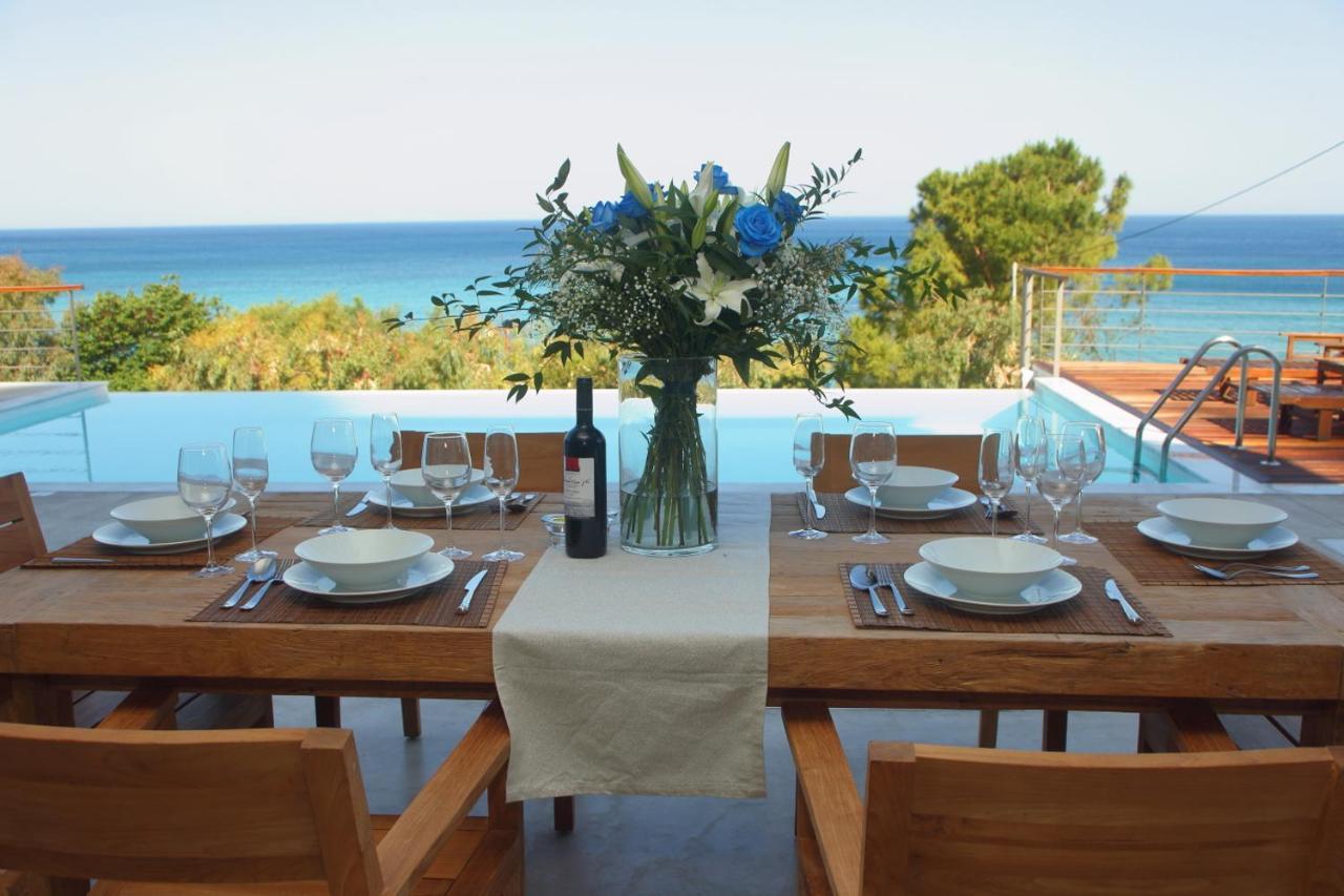 Capro - Milos Bay Villas Áyios Nikítas Kültér fotó