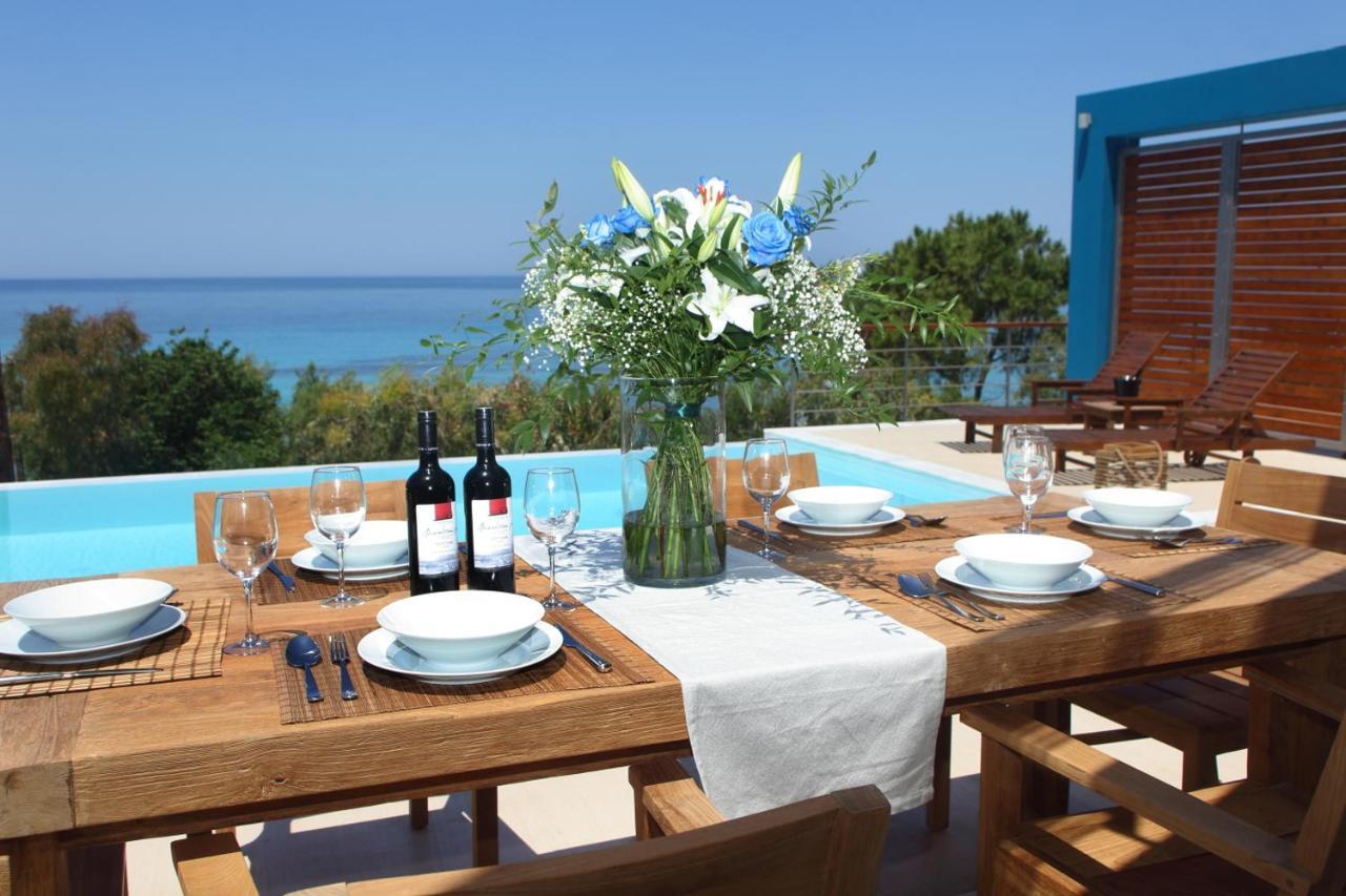 Capro - Milos Bay Villas Áyios Nikítas Kültér fotó